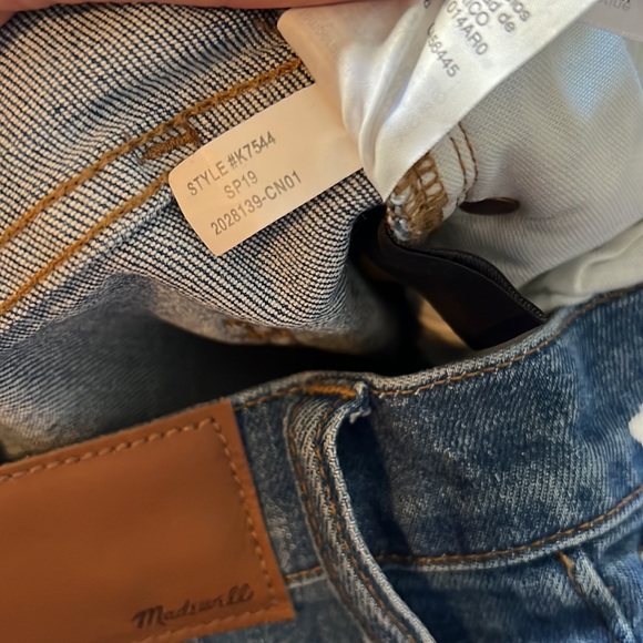 EUC Madewell Painter High Rise Slim Boyjeans size 26 - Picture 7 of 10